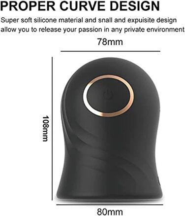 Вібратор для чоловіків LYAMais Eichelvibrator – 12 режимів, масажер для статевого члена, силіконовий статевий аксесуар