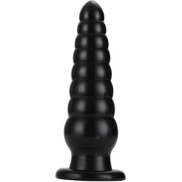 Анальний дildo Hrekssi XL з сильним присоском – гнучкий анальний масажер для дорослих, чорний