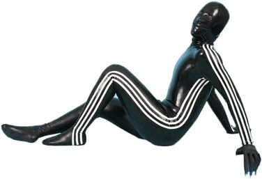 Боді з латексу для чоловіків GAYLOP, сексуальний костюм, без спинки, на блискавці, індивідуальний колір M