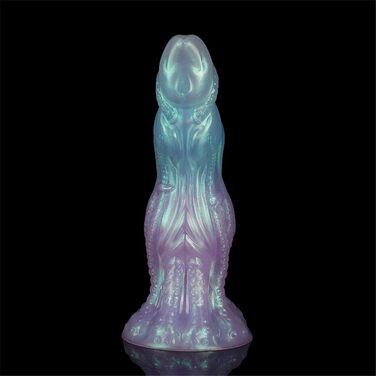 Анальний вібратор Yasexx Fantasy Monster - силіконовий дildo з присоскою для чоловіків та жінок (блакитний, L/M)