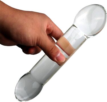 Скляний анальний плагін XXL: великий, гладкий, для чоловіків та жінок. Скляний ділос, анальні кульки, плагін для анального сексу. Матеріали: скло, кришталь.