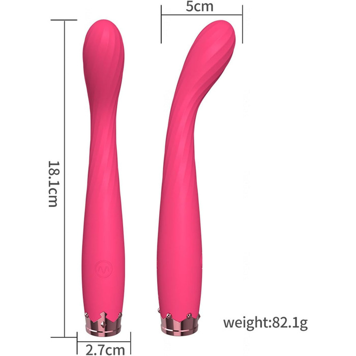 Вібратор для жінок G-Spot Dildo Rabbit Vibrator з 10 режимами вібрації, рожевий