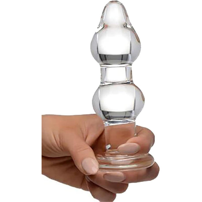 Скляний анальний плагін Hrekssi XXL: діаметр 45/75/80 мм, плагін для ануса, скляний дildo, іграшки для дорослих для чоловіків та жінок