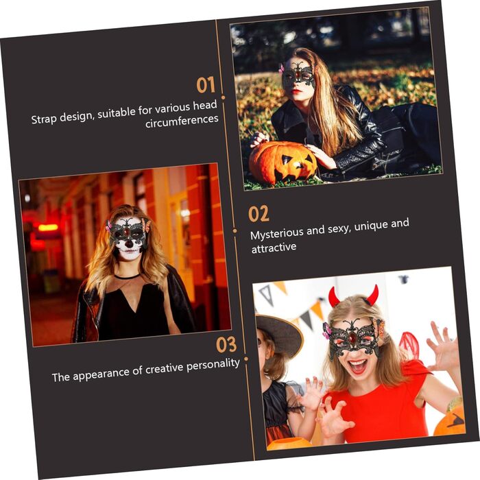 Маска для обличчя у вигляді голови бика, 12 шт. - аксесуар для вечірки, карнавалу, костюму, Венеціанської маскарки, тканинна