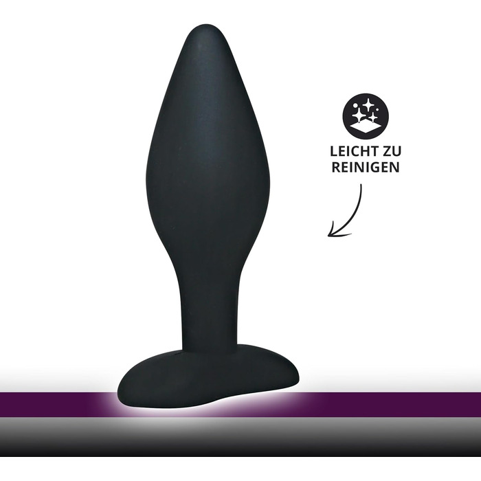 Анальна пробка You2Toys Black Velvets Large — великий силіконовий секс-іграшка для чоловіків та жінок