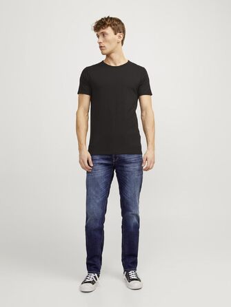 Чоловічі джинси Jack & Jones JJICLARK Regular Fit, синій денім, 36W / 34L