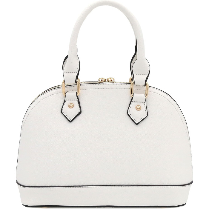 Жіноча біла сумка-сатчел FashionPuzzle Dome Satchel Ranzen