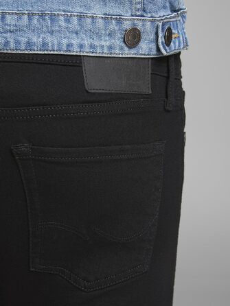 Чоловічі джинси Jack & Jones Jjiliam Skinny чорного кольору, розмір 32W/32L