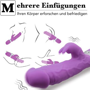 Вібратор для жінок FULUTOY з 7 режимами: стимуляція клітора та G-точки, Rabbit-модель, тихий, для інтимної іграшки