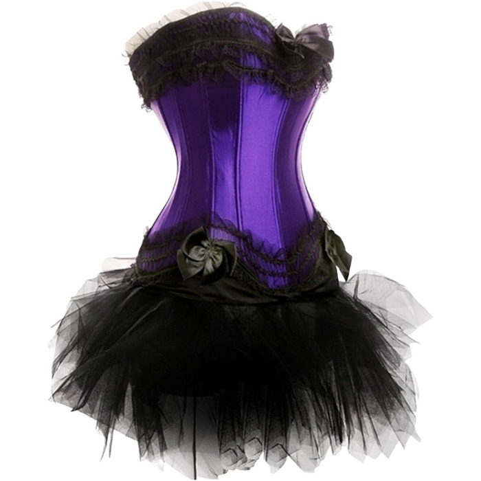 Корсетне плаття: сексуальний корсет, бюстгальтер, корсаж для жінок (Lila, XXL)