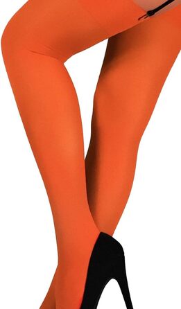 Чулки до коліна MILA MARUTTI для гетра, мікрофібра, 40 ден, помаранчевий/західний колір (смугастий)