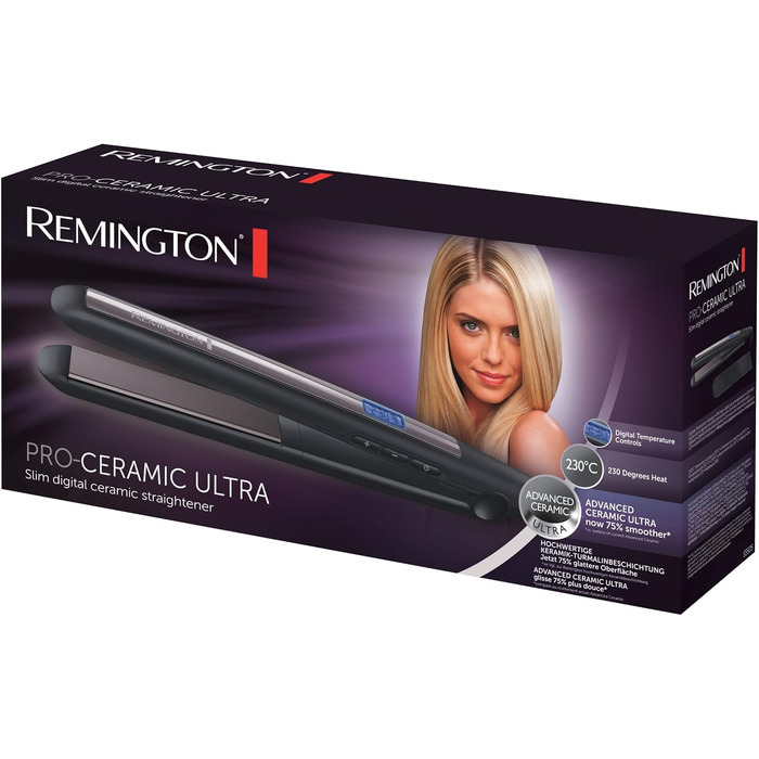 Випрямляч для волосся Remington Pro-Ceramic Ultra S5505 з LCD-дисплеєм, керамічне покриття, 150-230°C