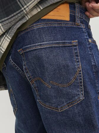 Чоловічі джинси Loose Fit JACK & JONES Jjimike Jjoriginal Am 815 Noos, сині (Blue Denim), 36W / 34L