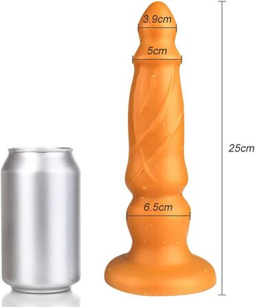 Анальний плаг Stoss 22 см з рідкого силікону, класична модель з сильним присоском, гнучкий пеньіс-анальний плаг для жінок, пар, änner Roluck (упаковка 1 шт.)