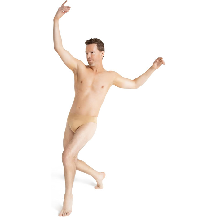 Танго-пояс Capezio для чоловіків з підкладкою, база - спідня білизна (L, Натуральний колір)