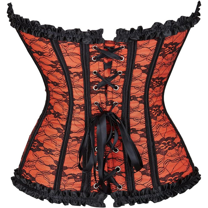 Корсет-корсет Grebrafan для жінок, апельсиновий (36-38)