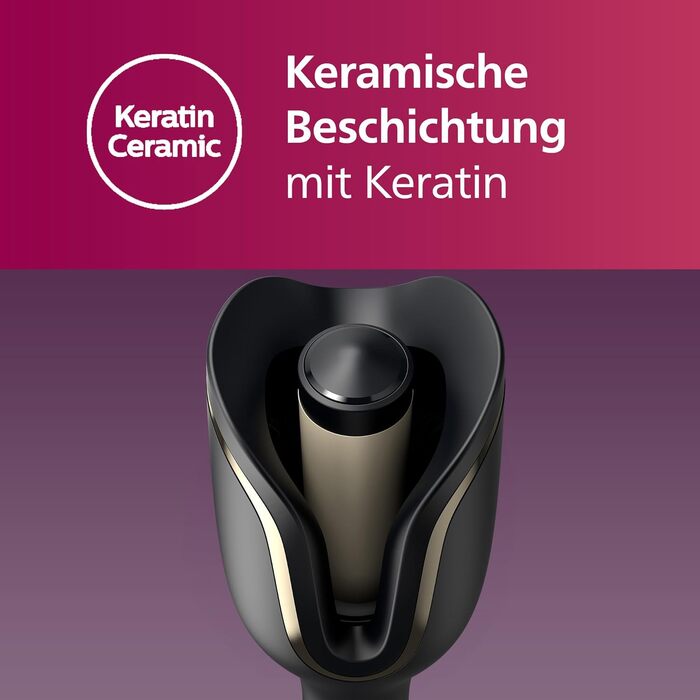 Автоматичний стайлер для кучерів Philips 8000 Series BHB876/00, 27 варіантів укладки, чорний