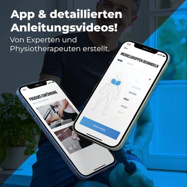 Перкусійний масажер OrthoMechanik® 3.0 OrthoGun: професійна масажна пістолет з додатком, 7 насадками, потужним двигуном 160W та кейсом для зберігання