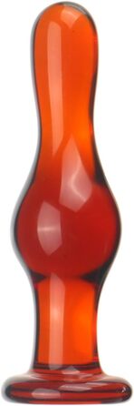 Скляний анальний дildo Hrekssi з різьбленням, 13,8 см, набір 3 шт. для масажу простати та стимуляції