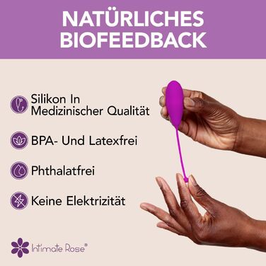 Набір силіконових кегелів для вправ Кегеля - 6 шт. для контролю сечовипускання та зміцнення тазового дна (для жінок)