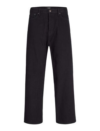 Чоловічі широкі джинси Jack & Jones JJIALEX Baggy Fit, чорний денім (32W / 36L)