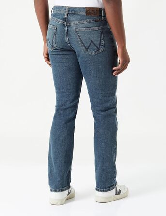Чоловічі джинси Wrangler Regular Fit, середня посадка, чорні (W31 L34, River)