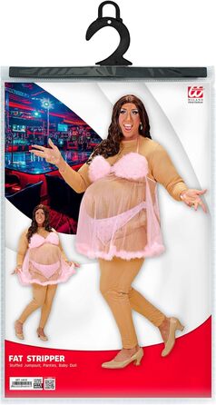 Костюм стриптизерки з товстими смужками від Widmann Milano Party Fashion - карнавальний/мотивний костюм