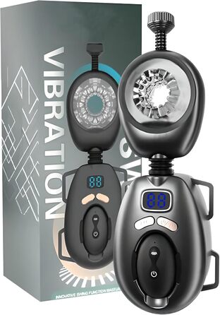 Вібратор для чоловіків з 9 рівнями вібрації та функцією страпа-он - сексуальна іграшка для чоловіків