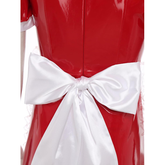 Костюм для косплею Halloween Cosplay Kleid від Vxuxlje: сукня з мереживом, французький стиль, для карнавалу (S, червоний)