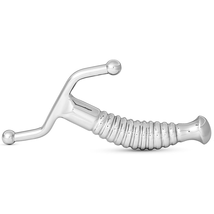 Анальний вібратор для стимуляції простати з нержавіючої сталі - секс-іграшка для дорослих (DD3)