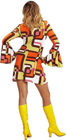 Сукня 70-х від Widmann Milano: вечірня мода, з рукавами-ліхтариками, для карнавалу, фестивалю, тематичної вечірки