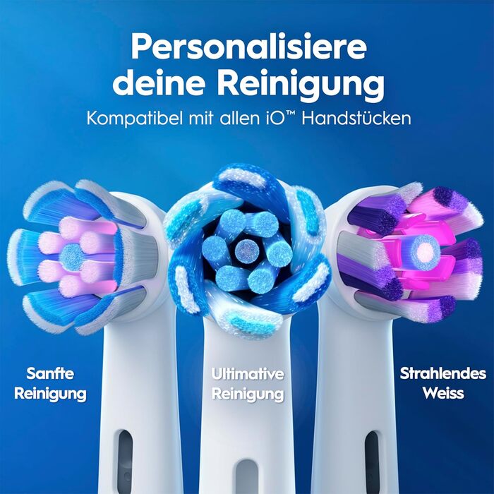 Електрична зубна щітка Oral-B iO Series 2, 3 режими чищення, рожева (Calm Pink) — набір з 1 щіткою та дорожнім футляром для дорослих