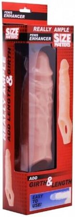 Збільшувач пеніса XR Brands Size Matters, реалістичний колір, AD425-FLESH, універсальний розмір