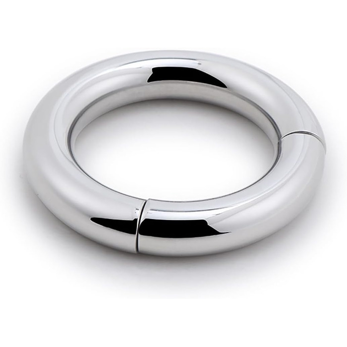 Сталевий кільцевий стимулятор для чоловіків з магнітними вагами, для уповільнення еякуляції (30+33+38mm)