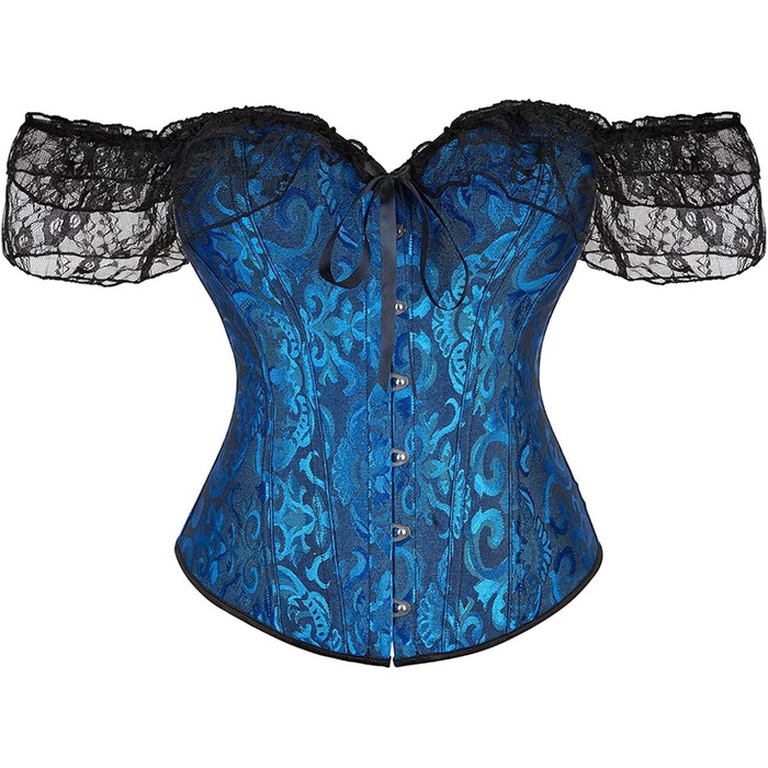 Корсет для жінок чорного кольору: топ, бюстгальтер, корсет-сукня. Стильний аксесуар для вечірок та роботи. Розмір S