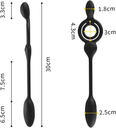 Масажер для чоловіків 4-в-1: кільце-стимулятор, масажер простати, анальні кулі, G-spot масажер. Іграшки для дорослих, для пар