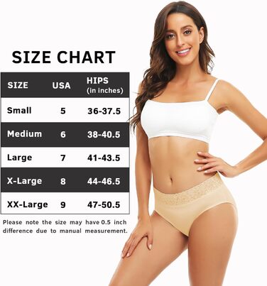 Слідки жіночі Wealurre, бавовна, мереживо, 5 шт. (S, колір тіла)