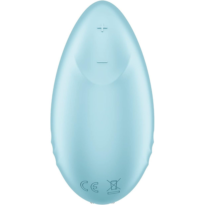 Satisfyer Tropical Tip Connect: Вібратор для клітора з Bluetooth, водонепроникний (IPX7), силіконовий, блакитний