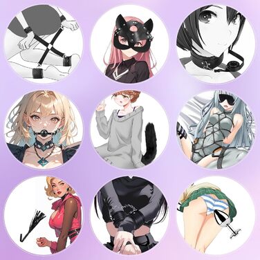 Набір для БДСМ з шкіри, 15 предметів: фетіш, зв'язування, еротика для дорослих. З руками, маскою та мотузкою (чорний)