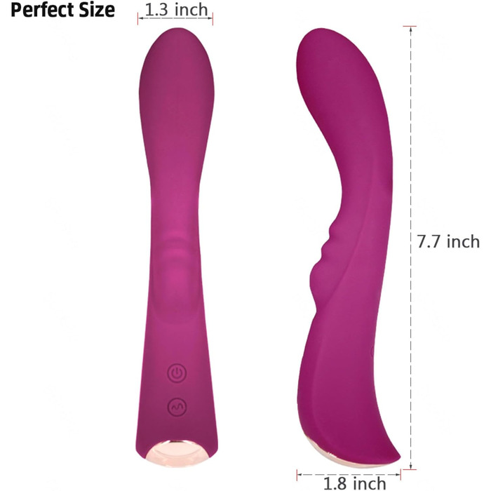 Вібратор Rabbit для стимуляції G-точки та клітора, 10 режимів, червоний