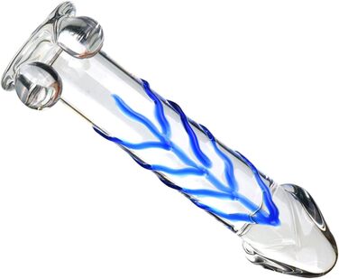 Скляний анальний плагін Hrekssi для стимуляції G-точки та аногеального масажу, для жінок та чоловіків