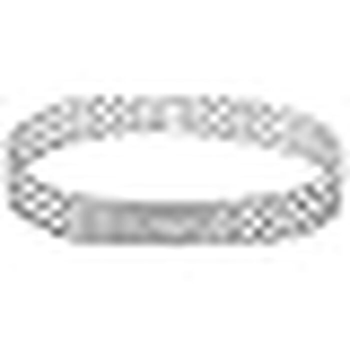 Чоловічий браслет Emporio Armani EGS3126040 зі сталі з центральним логотипом