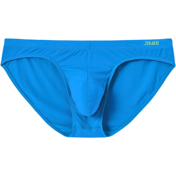 Чоловічі труси ZUOLAIYIN з великим кишенькою, сексуальна білизна для чоловіків, нейлон, спандекс, поліестер, еластичний, L (9221), небесно-блакитний/блакитний