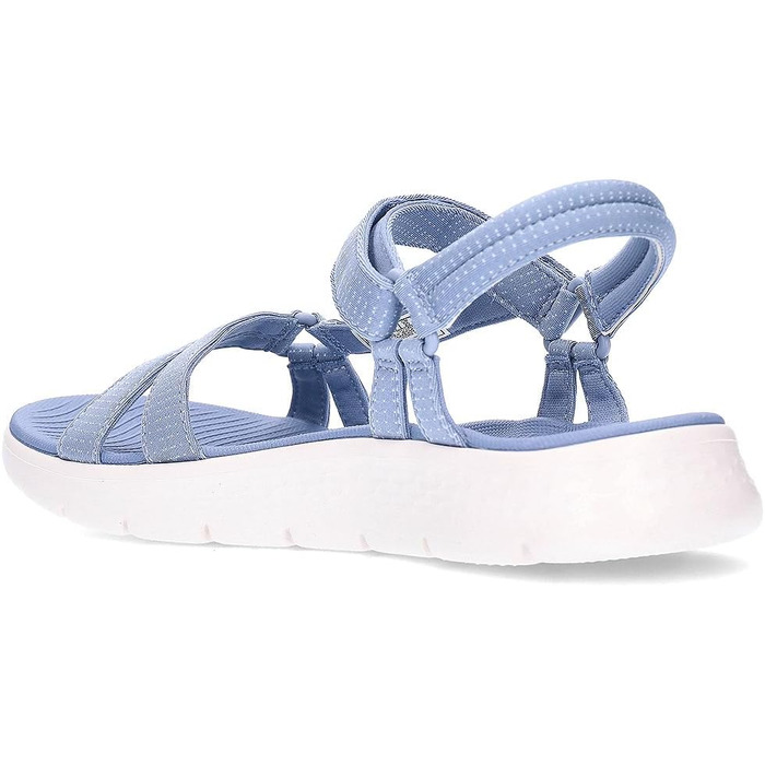 Жіночі сандалі Skechers Go Walk Flex, сині, текстильні (розмір 39 EU)