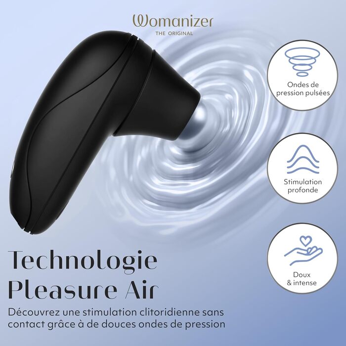 Womanizer Starlet - вібратор для клітора, преміум-якість | 4 режими, тихий, вологостійкий, акумуляторний | Білий/Чорний