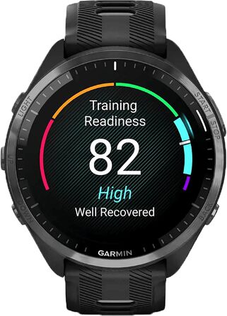 Смарт-годинник Garmin Forerunner 965 DLC Titan GPS, чорний/світло-сірий, унісекс