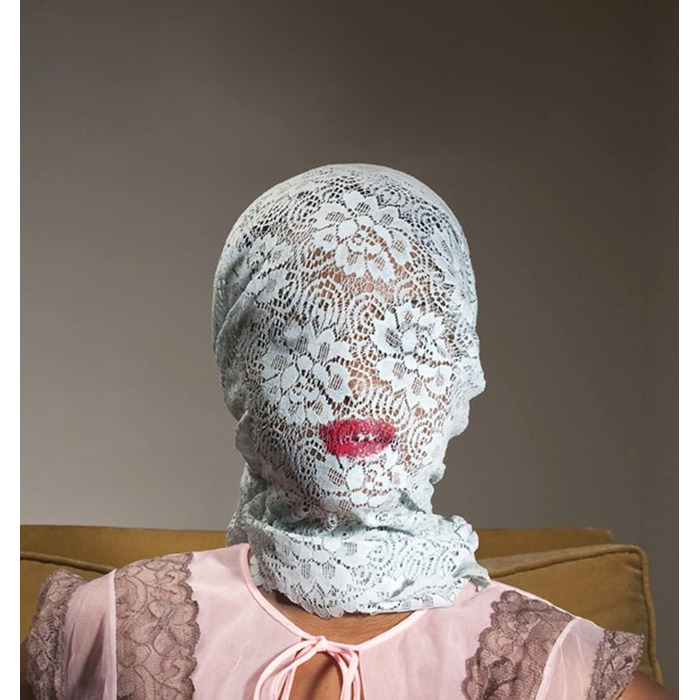 Маска на обличчя з мережива HOMELEX - мереживна маска на обличчя, повна мереживна маска, маска для карнавалу, прозора мереживна накидка