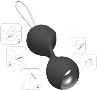 Vibratorei Lustfactor PEARLZ DeLuxe: Бездротовий вібратор із пультом керування для жіночої стимуляції | Зілікон, перезаряджається