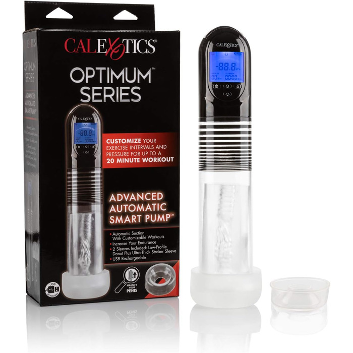 CalExotics Optimum Power Автоматичний розумний насос, 782 г (прозорий)