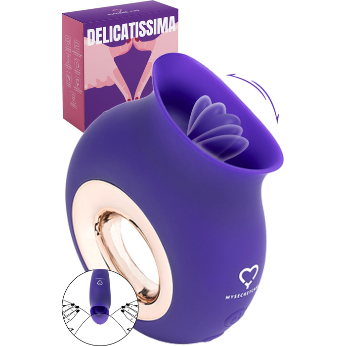 Вібратор для клітора MySecretCase з 9 режимів, USB, для жінок та пар